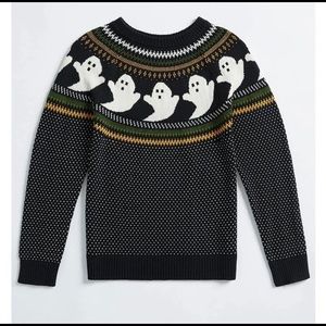 NEW Modcloth Halloween However It Ghosts Fair Isle Pullover Sweater
